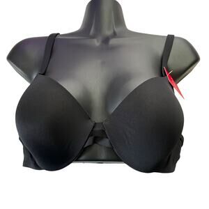 SPANX Womens Size 38B Swim Convertable Bra Bikini Top Underwire Black 50127R